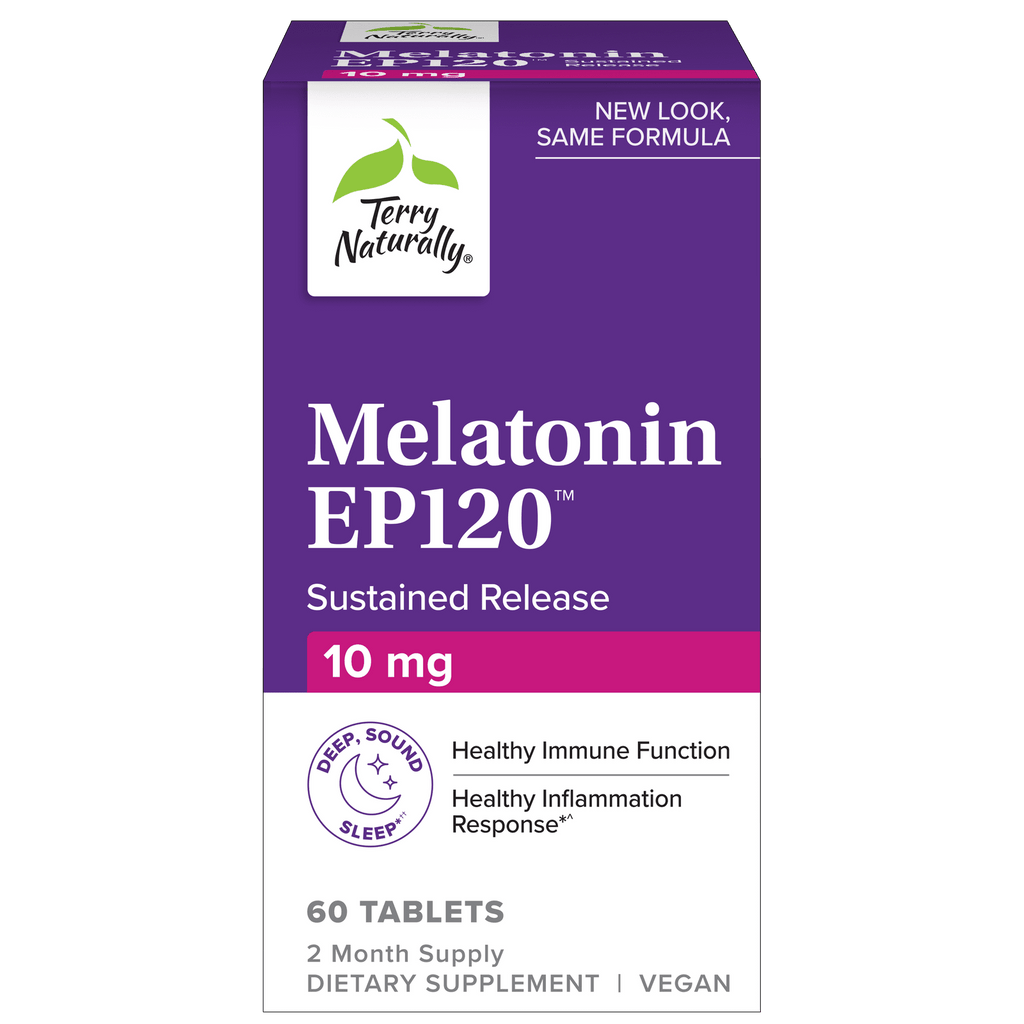 Terry Naturally Melatonin EP120 10mg, 60 Veg Tablets