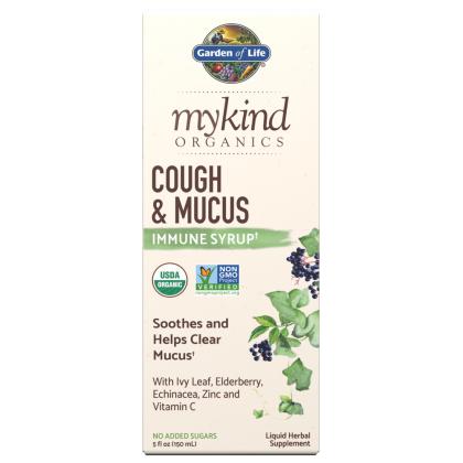 Organics Cough & Mucus Immune Syrup, 5 fl oz