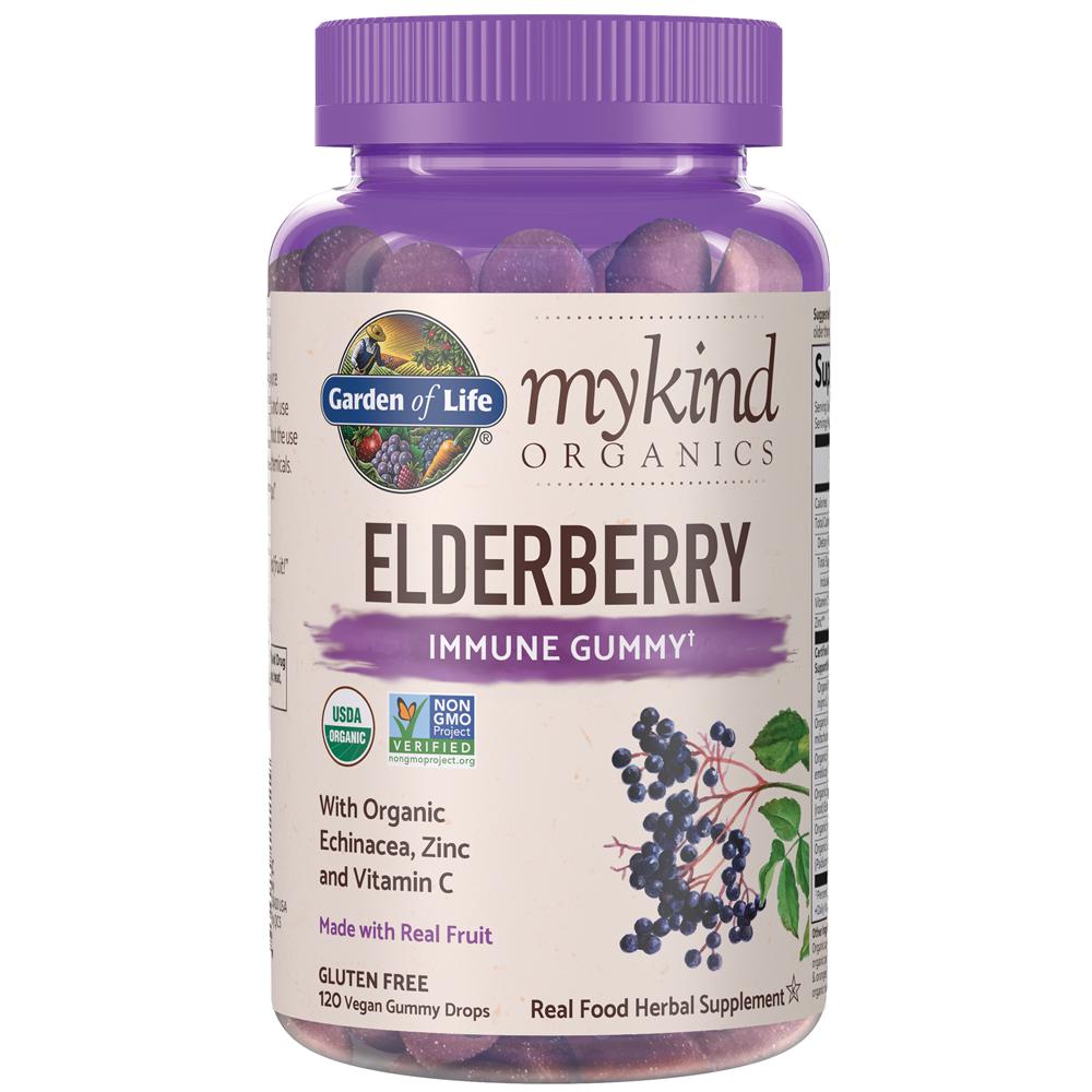 mykind Organics Elderberry Immune Formula - 120 Gummies