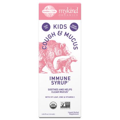 mykind Organics KIds Couph & Mucus Syrup, Sugar Free, 3.92 fl oz