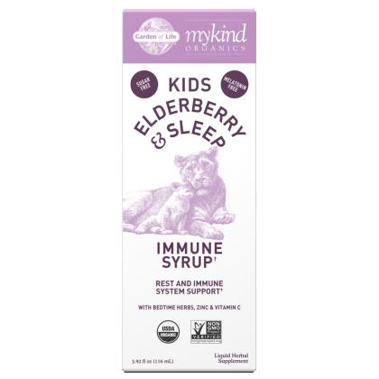mykind Organics KIds Elderberry & Sleep Syrup, 3.92 fl oz