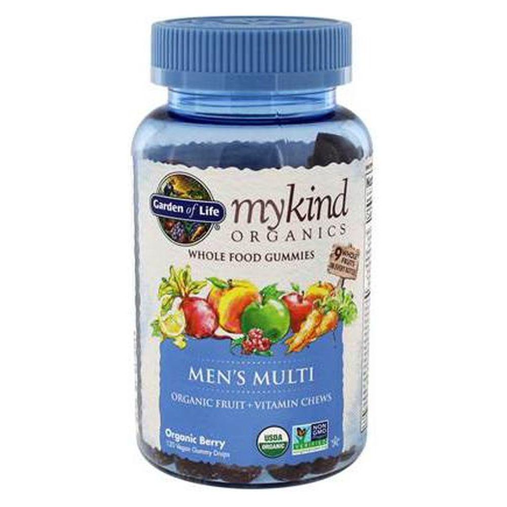 mykind Organics Men's Multi Whole Food, Berry, 120 Gummies