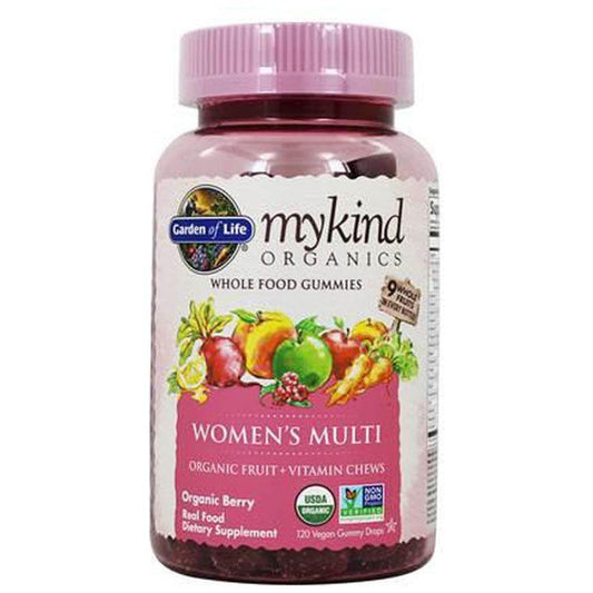 mykind Organics Women's Multi Whole Food, Berry, 120 Gummies