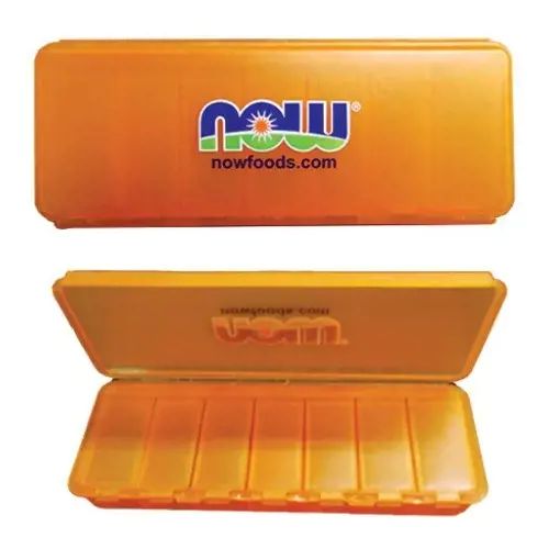 Now Foods Pill & Vitamin Case, 7 Individual Compartments