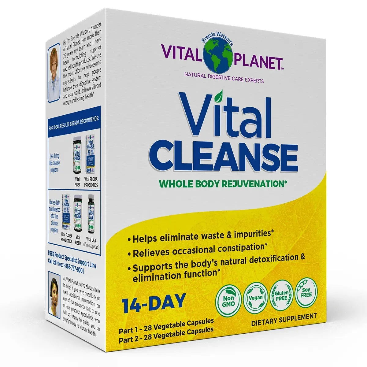 Vital Planet, Vital Cleanse, 14-Day Whole Body Rejuvenation